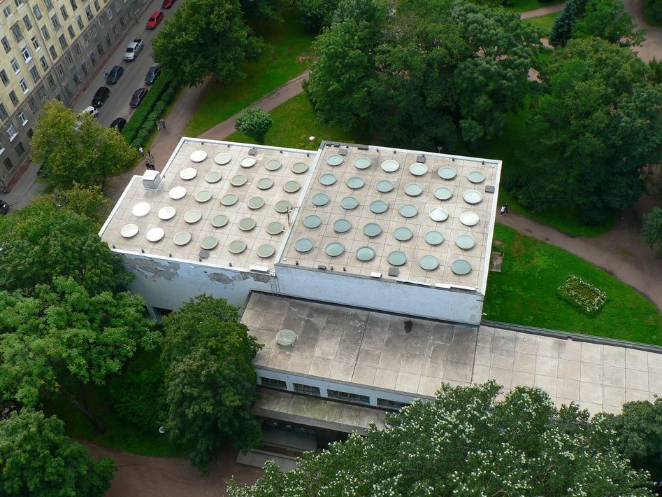 Крыша Выборгской библиотеки