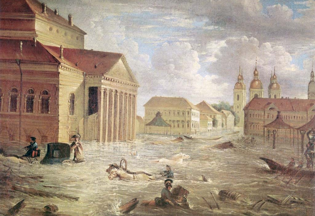 Наводнение 1824 года изменило отношение к природной стихии в царской России Иллюстрация к новости: Наводнение 1824 года изменило отношение к природной стихии в царской России